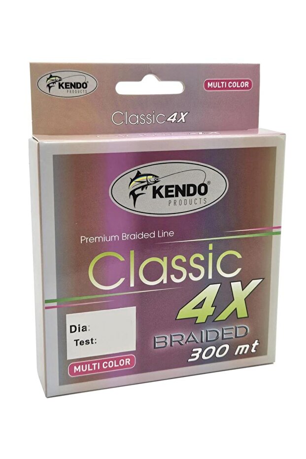 Classic 4X 300m 0.14mm Multicolor Örgü İp - 1