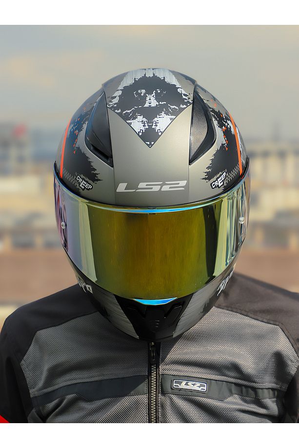 RAPID 2 CIRCLE MAT SİYAH-KIRMIZI KASK + SPOILER - 2