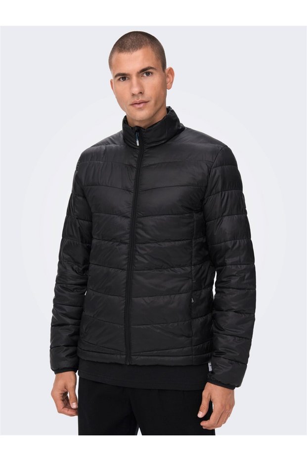 Onscarven quilted puffer otw noos black