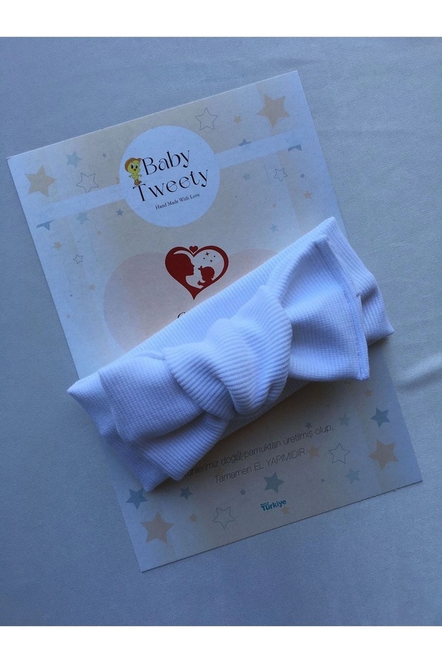 Hand Made Ribbed Baby Bandana