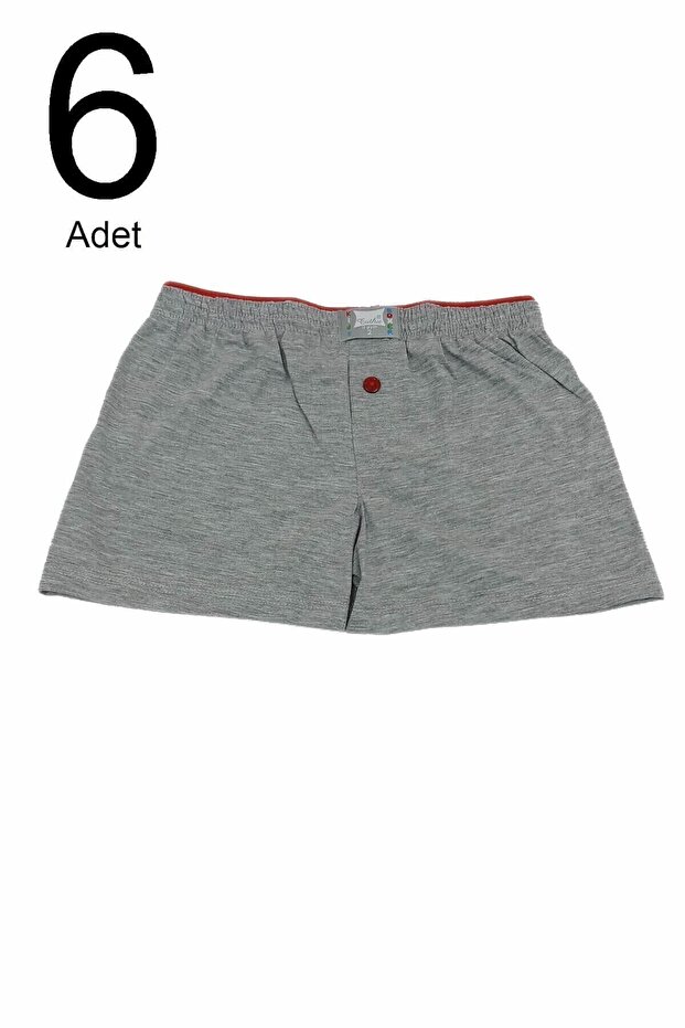 Boy's 6 Pack Towel Waist Boxer ELF568TUTKU0139C6