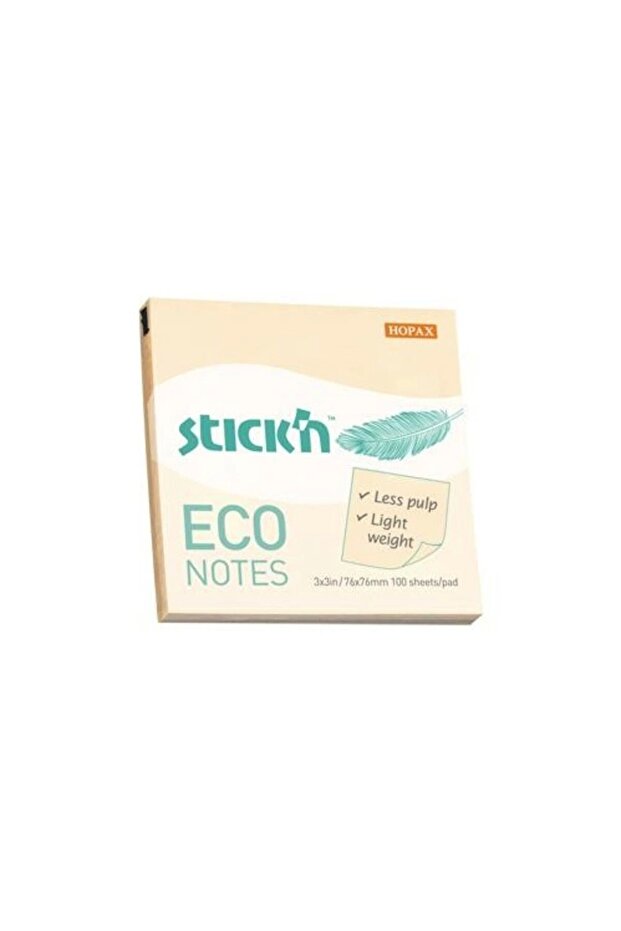 Pastel Yellow Gıpta Stickn Adhesive Note Paper - 76X76 mm