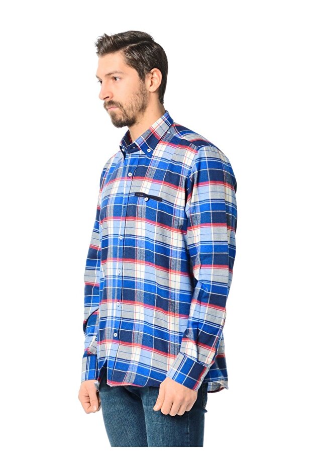 G565 GÖMLEK-LACİVERT - 3