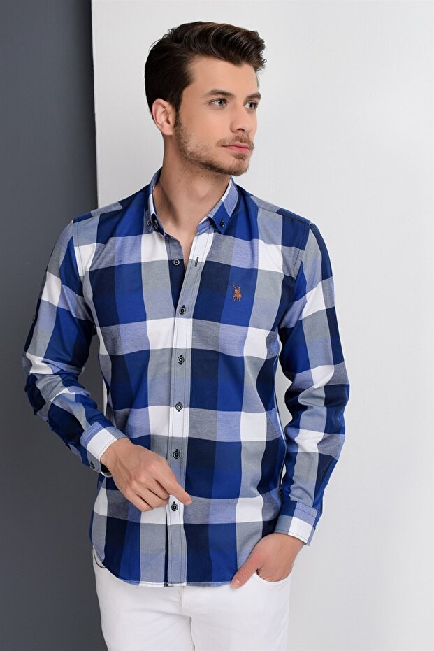 Men's Black Shirt Long Sleeve Breathable Easy-Iron Four Seasons Casual Shirt