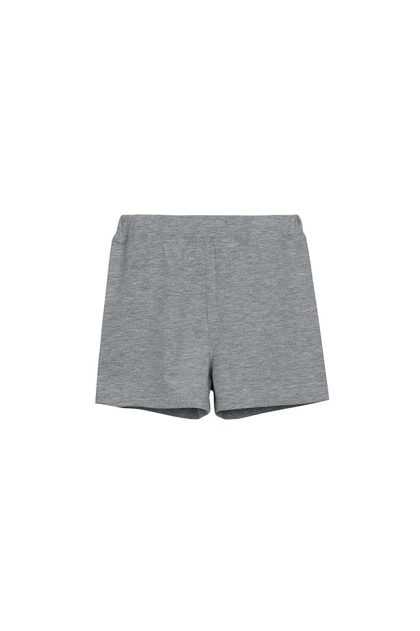 Gri Basic Kız Çocuk Dans Şort - 1