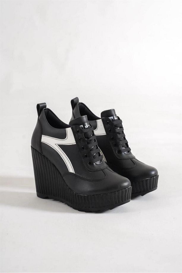 Allen Siyah Platform Spor Bot - 2