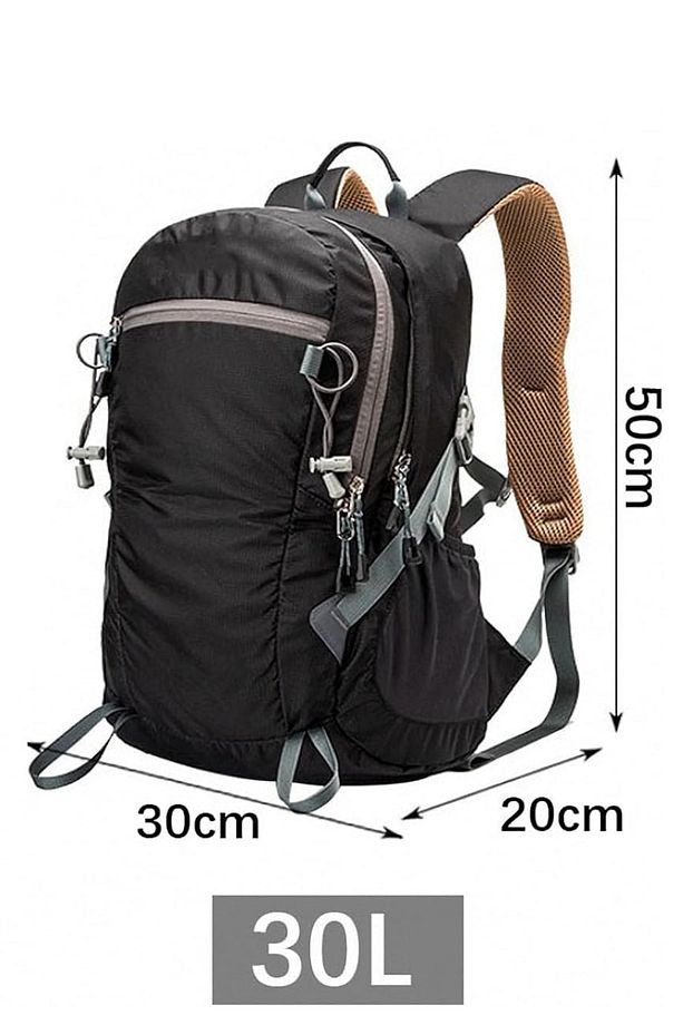 Outdoor Bisiklet ve Yürüyüş Sırt Çantası (30 Litre Kapasiteli) Siyah DSC1782 - 2