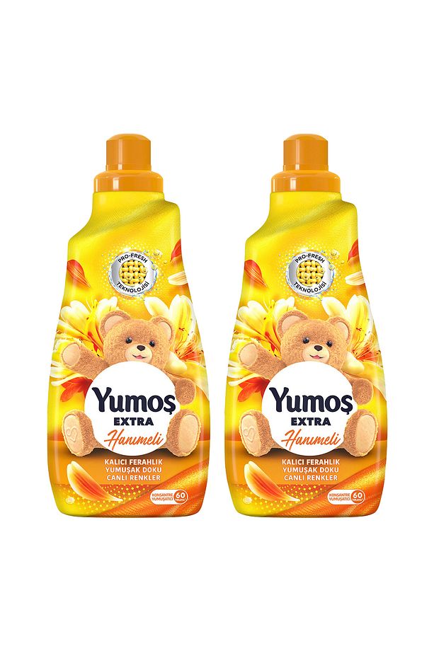 Extra Konsantre Çamaşır Yumuşatıcısı Hanımeli 1440 ml 60 Yıkama 2 Adet - 2