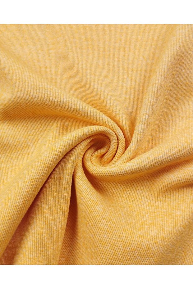 Melted Yellow Thin Rib Width: 80 cm - 3