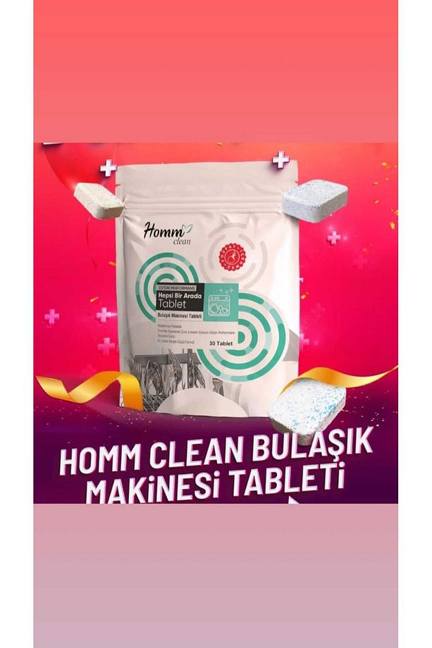 HOMM LİFE BİTKİSEL BULAŞIK MAKİNESİ DETERJANI 30 TABLET - 1