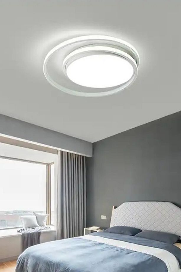 Galaksi Model Yuvarlak Led Avize,yüksek Aydınlatmalı,kumandalı Avize,3 Renk Aydınlatma Tavan Avizesi - 4