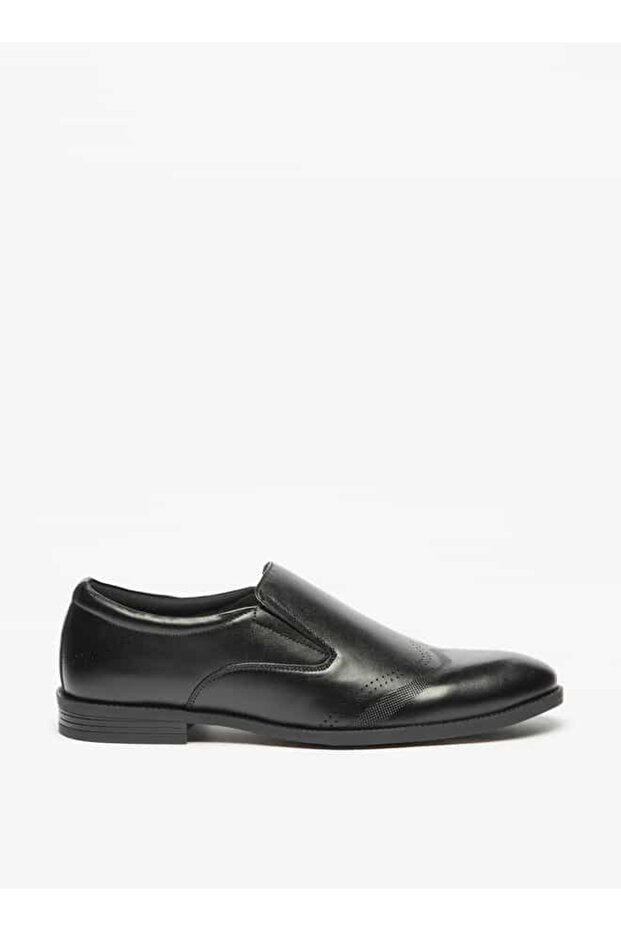 Solid Slip-On Loafers - 3