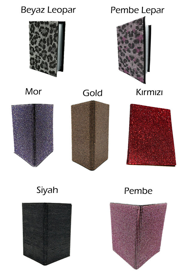 حافظة ترخيص منقوشة بالأحجار باللون الوردي - 4