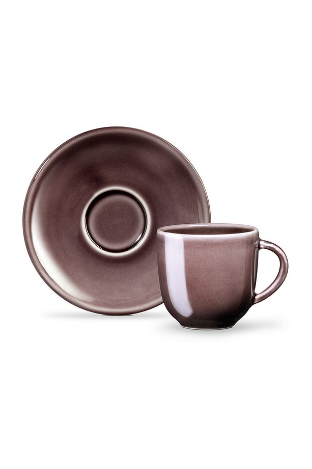 Morane 2 Kişilik Kahve Fincanı Takımı - Mürdüm - 90 ml - 2