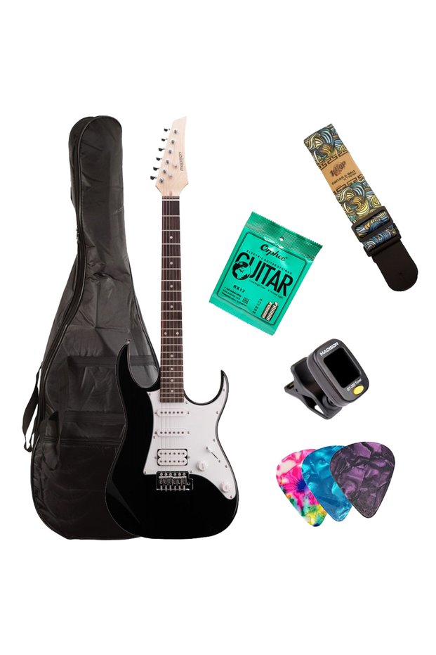 MEG-BK Elektro Gitar Seti