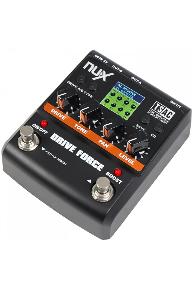 Drive Force Overdrive ve Distortion Pedalı - 2