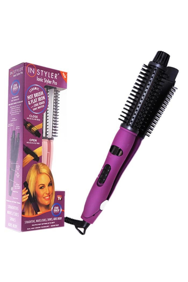 Instyler Ionic Styler - مشط تصفيف الشعر الأيوني ومكواة فرد الشعر