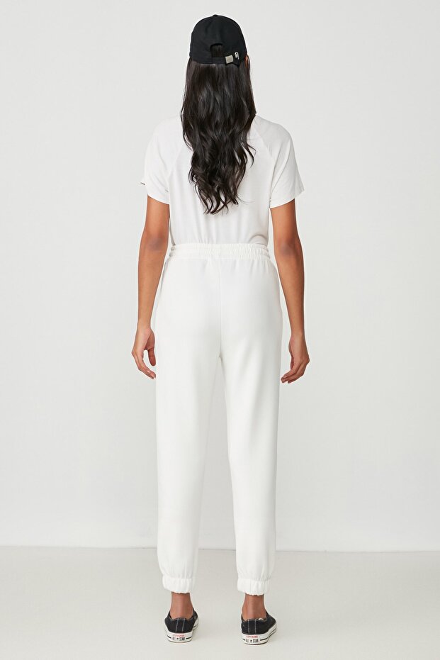 Basic Jogger Eşofman Altı 802 Ekru - 5