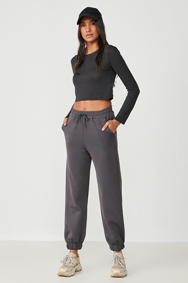 Jogger Elastic Sports Sweatpants 806 Smoked