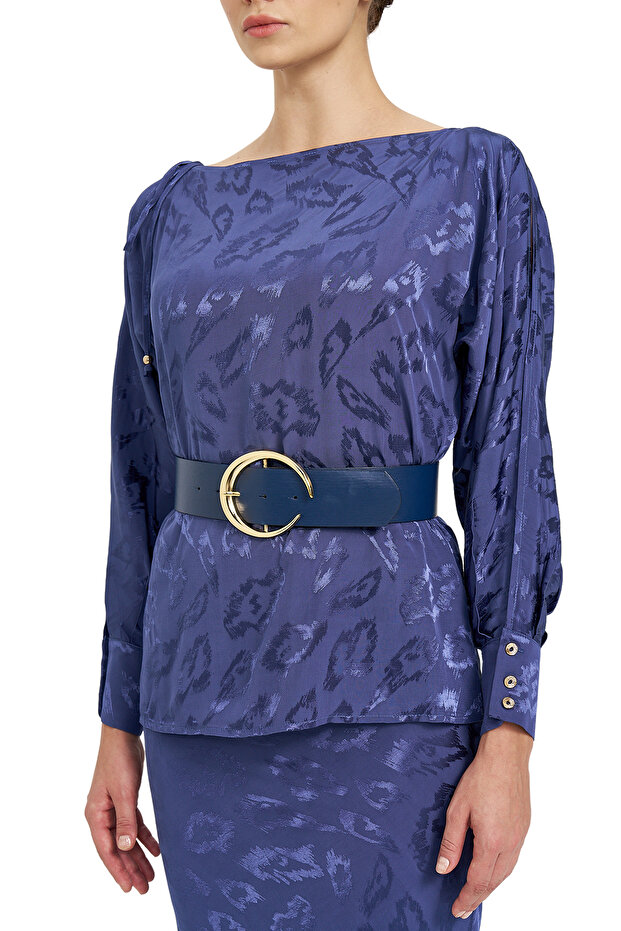 Omuz ve Kol Dekolteli Bluz - 5