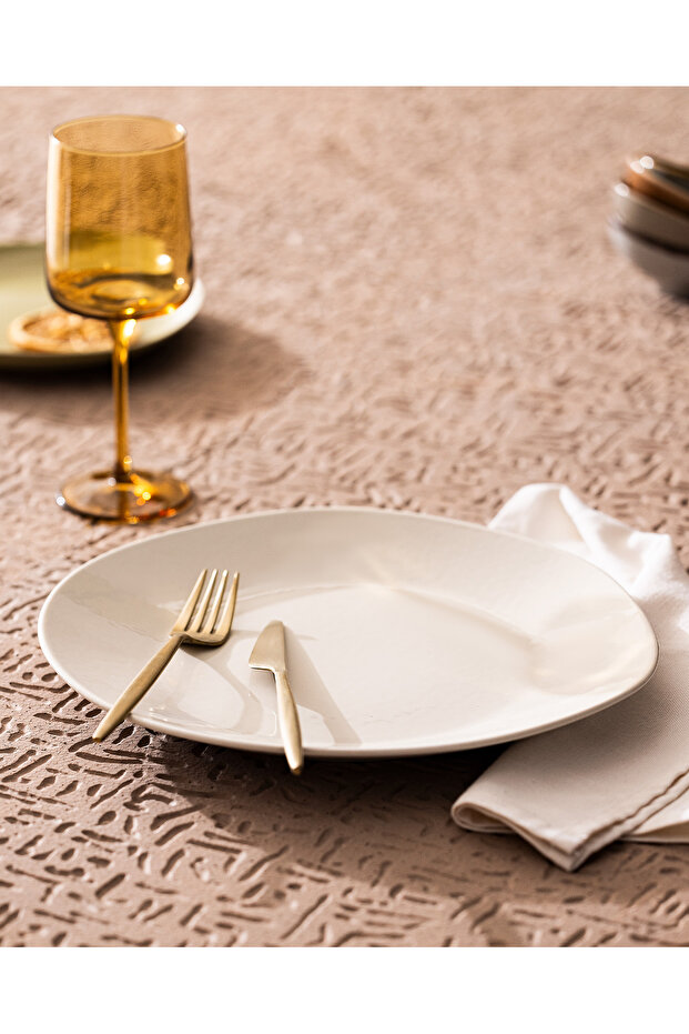 Souci Servis Tabağı - Krem - 30 cm - 1