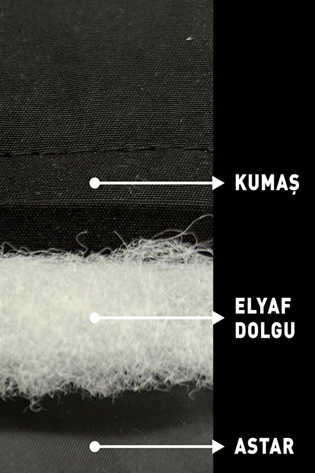 Wolf Kürklü Kapitone Şişme Manto-Taş - 5