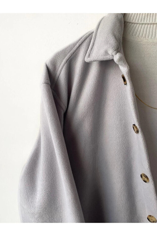 Oversize  Nefes Alan Polar Ceket - 2