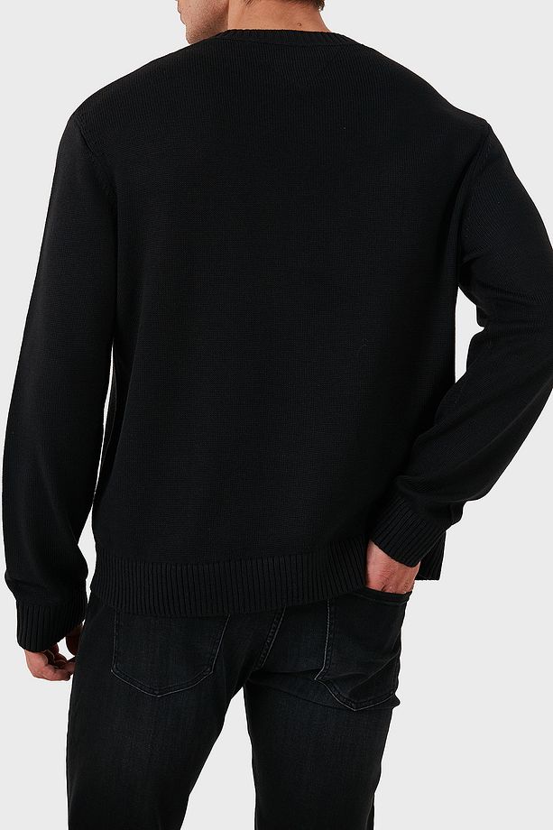 Yün Karışımlı Regular Fit Bisiklet Yaka Kazak Erkek KAZAK DM0DM20706 BDS - 2