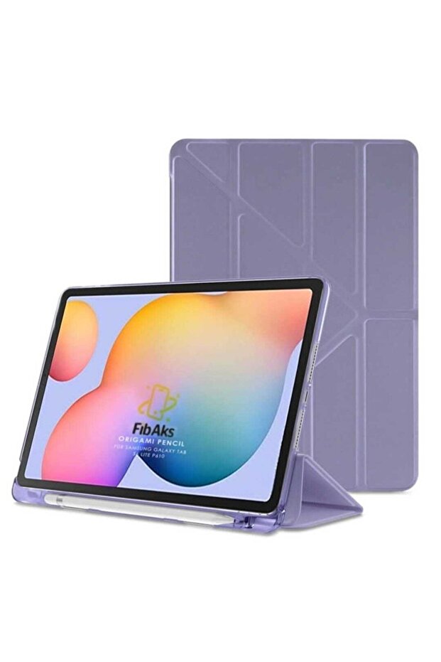 Galaxy Tab S9 Fe/S10 Fe/S10 Lite 10.9 Case Protective Cover with Pen Compartment Foldable Stand