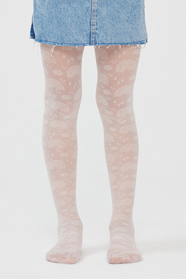 Vanilya Pretty Rainbow Cloud Külotlu Çorap - 1