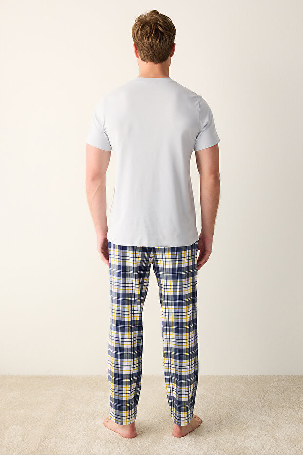 Coffee Multicolor Pants Pajama Set - 6