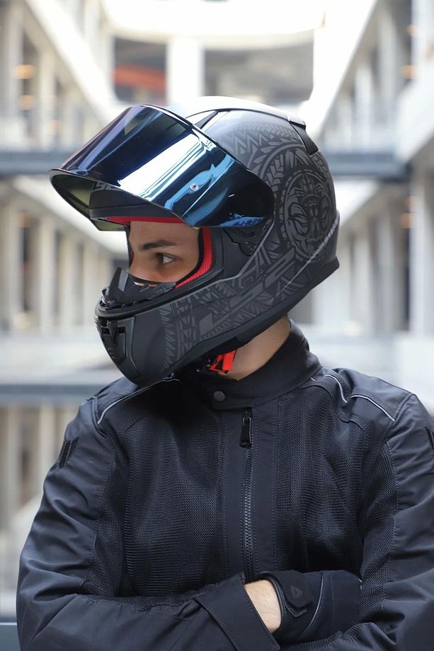 Rapid 2 Takaroa Mat Siyah Kask - 5