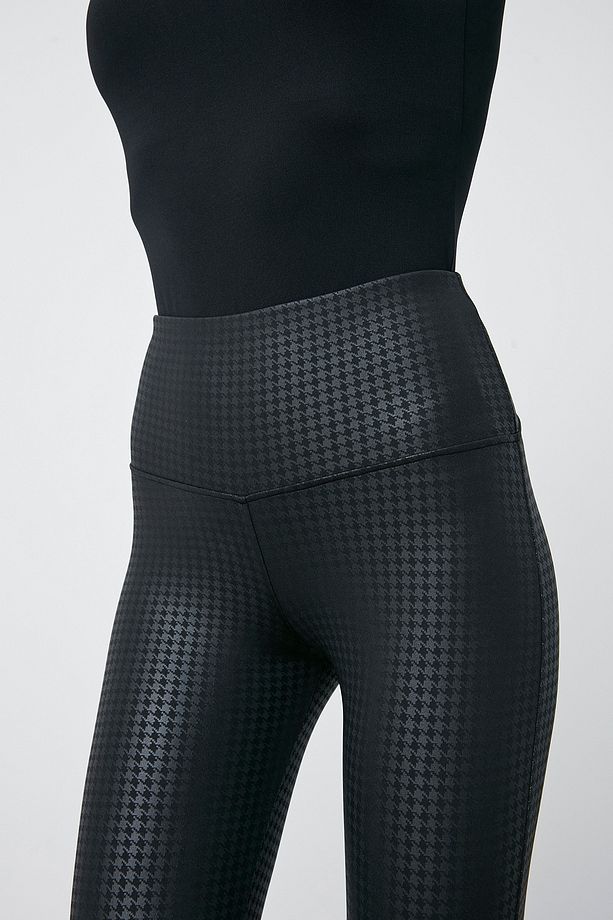 Siyah Push Up Pie De Pull Tayt - 4