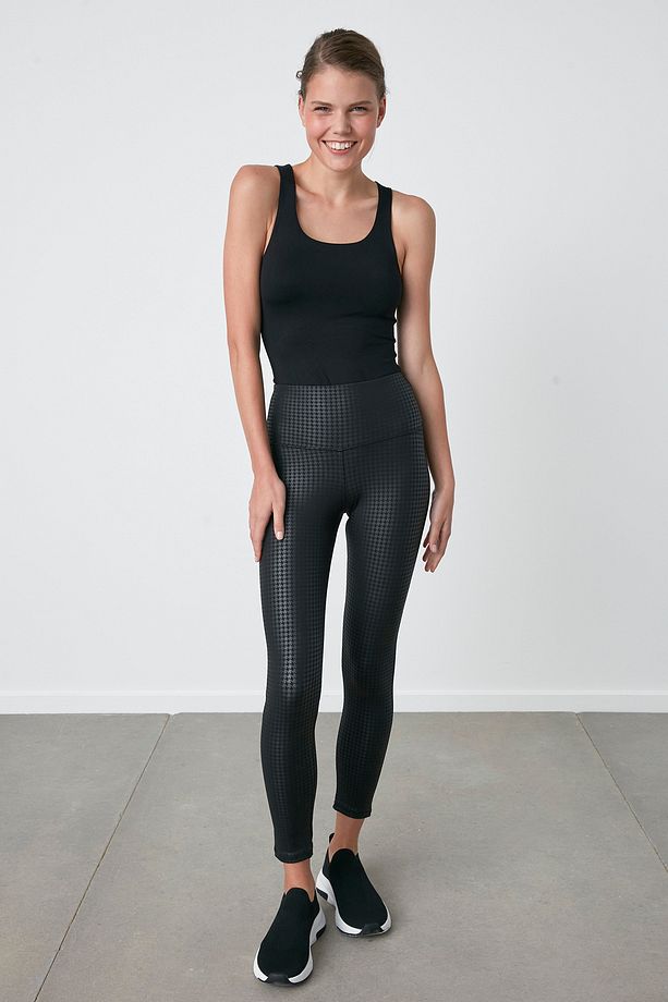 Siyah Push Up Pie De Pull Tayt - 1