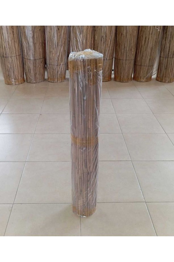 Kamış Çit Bambu Çit Hasır Çit 1,5 X 2,Metre Yükseklik 1,5 Metre En 2, Metre Misina Kamış Gölgelik - 7
