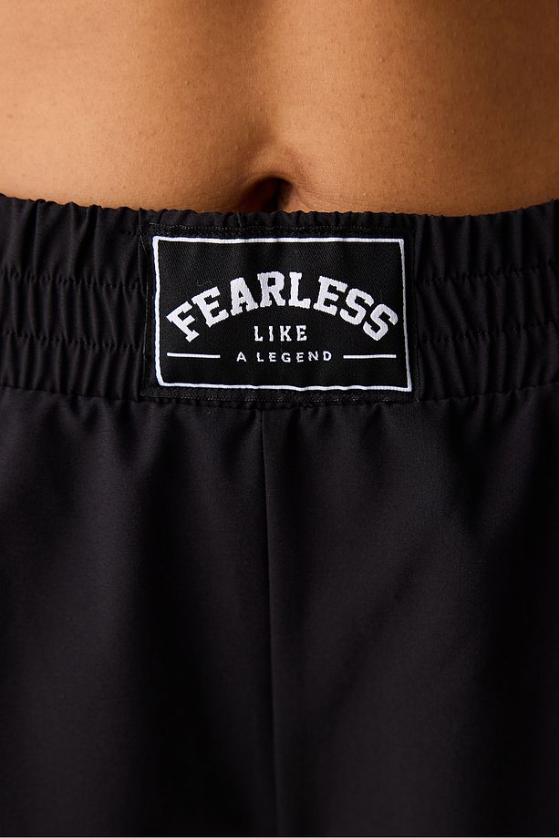 Fearless Siyah Spor Şortu - Seren Ay Çetin Koleksiyonu - 5