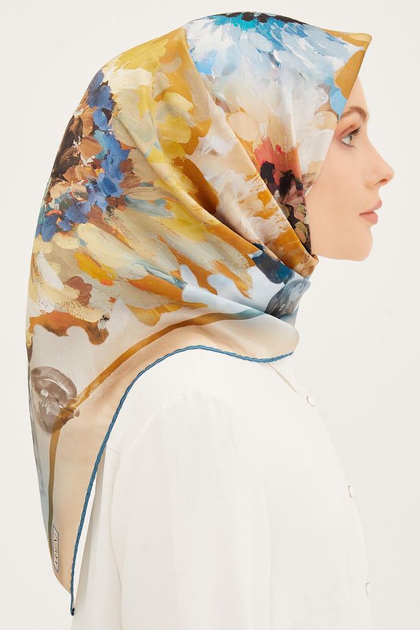 İpek Eşarp 2023 Yaz 8951-04 Twill - 4