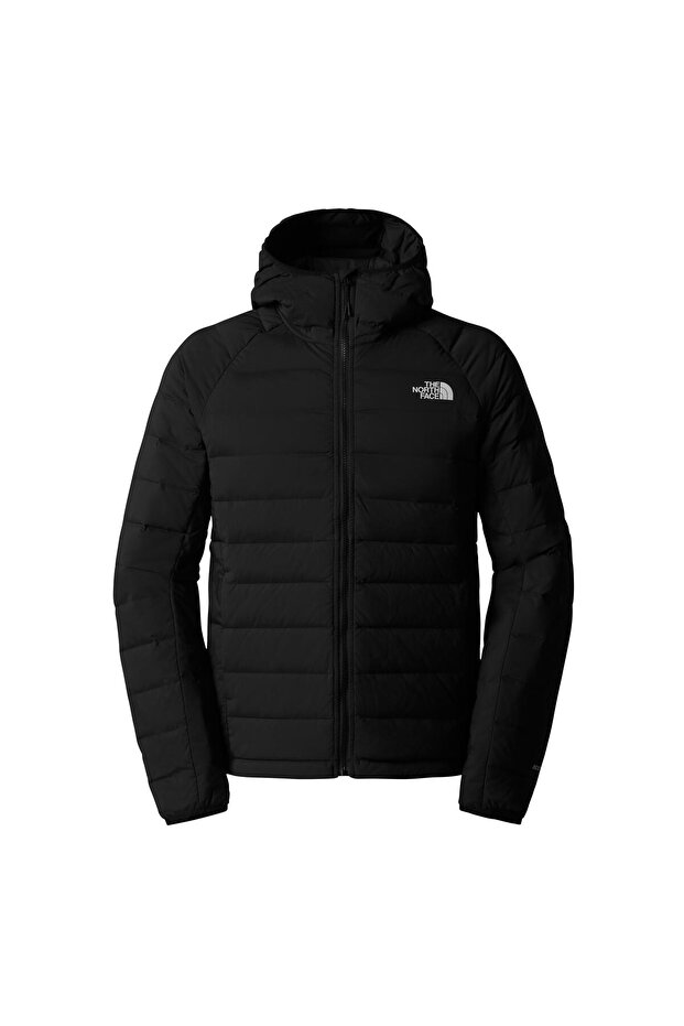 M BELLEVIEW STRETCH DOWN HOODIE أسود