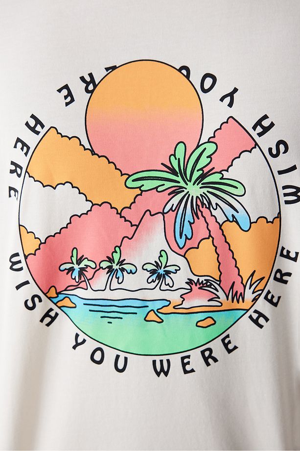 Ocean Çok Renkli Şortlu Pijama Takımı - 4
