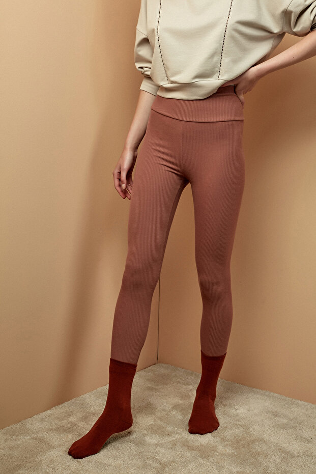 Relax Ribbed Legging - 1