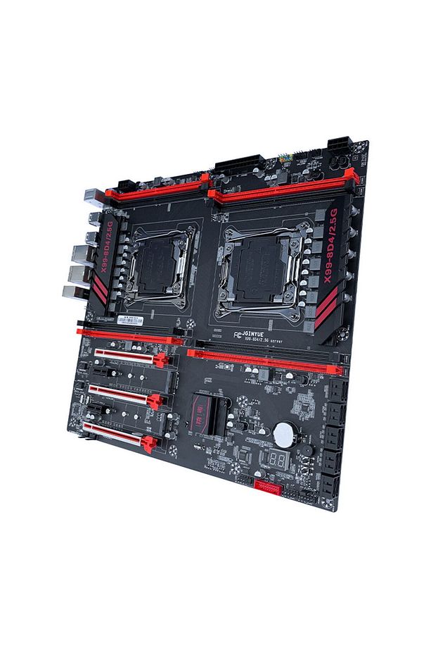8D4 Intel X99 2666 MHz DDR4 Soket 2.5 Gbit Ethernet 2011-3 Çift İşlemci Destekli E-ATX Anakart - 3