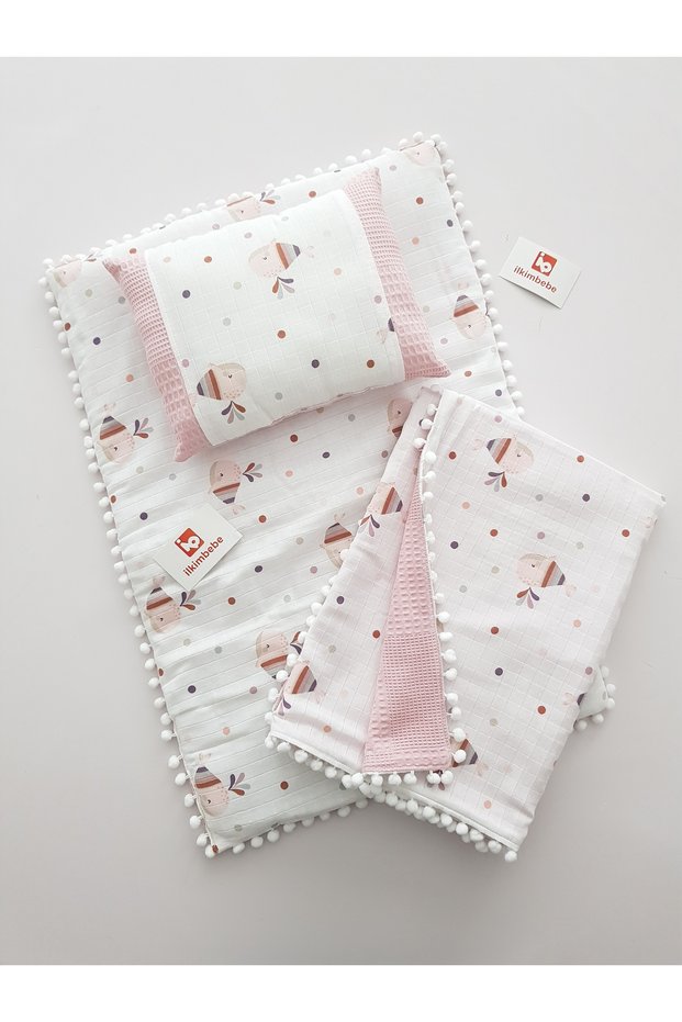 Baby Changing Set with Blanket, Cushion, Muslin, Baby Pillow, Newborn, Crib, Baby Products