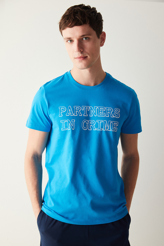 طقم بيجامة متعدد الألوان من بارتنرز - 3