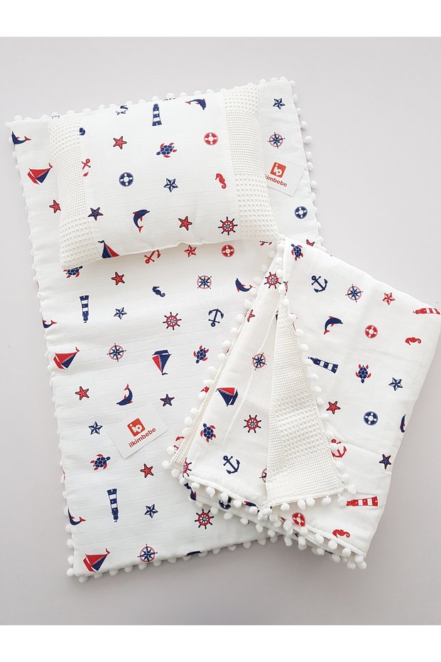 Blanket Baby Diaper Set, Cushion, Muslin, Baby Pillow, Newborn, Crib, Baby Products