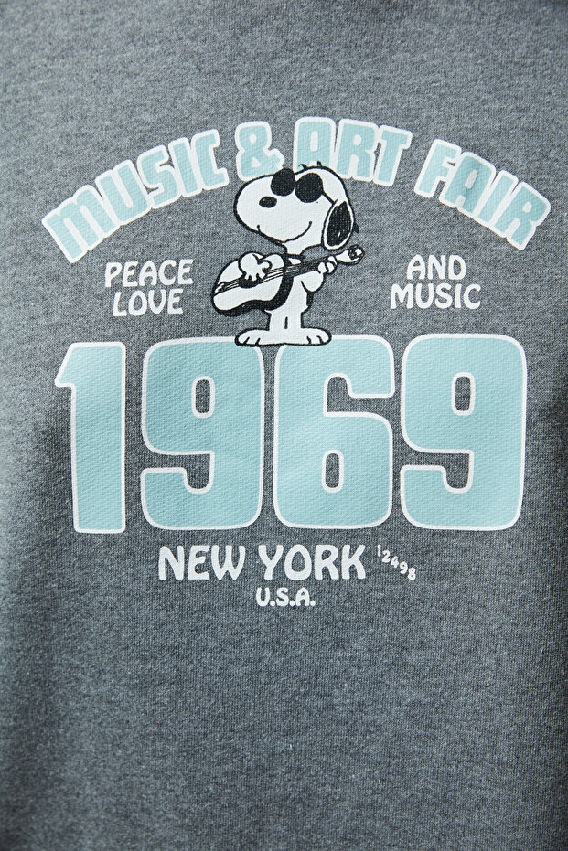 Hooded Crop Sweatshirt - 2