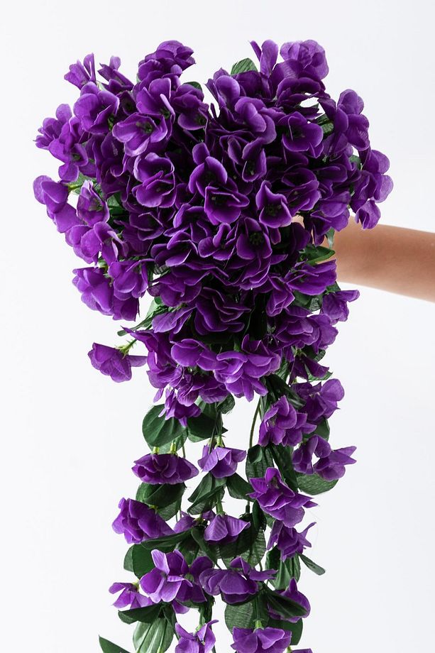 Yapay Çiçek Sarkan Begonvil Çiçeği 75 cm 22 Dal - 4