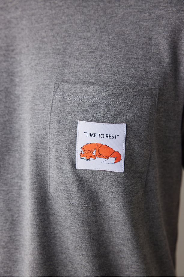 Fox Antrasit Pijama Takımı - 5