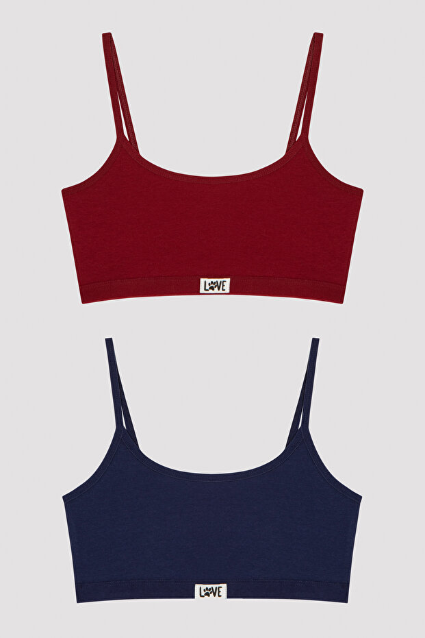 Teen Love Paw 2-pack Half Tank Top