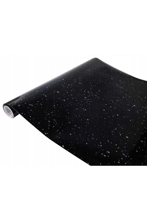349-8297 Parlak Siyah Granit Desen Yapışkanlı Folyo (67,5CM X 1MT) - 1