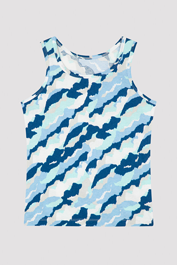 Kırık Erkek Çocuk Protected 2li Atlet - 3